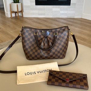 Louis Vuitton sienna and matching wallet!